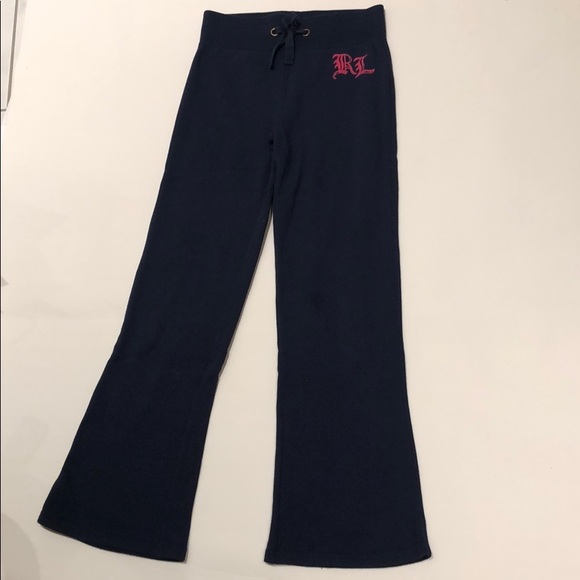 Ralph Lauren Navy sweats with initials - Picture 2 of 5
